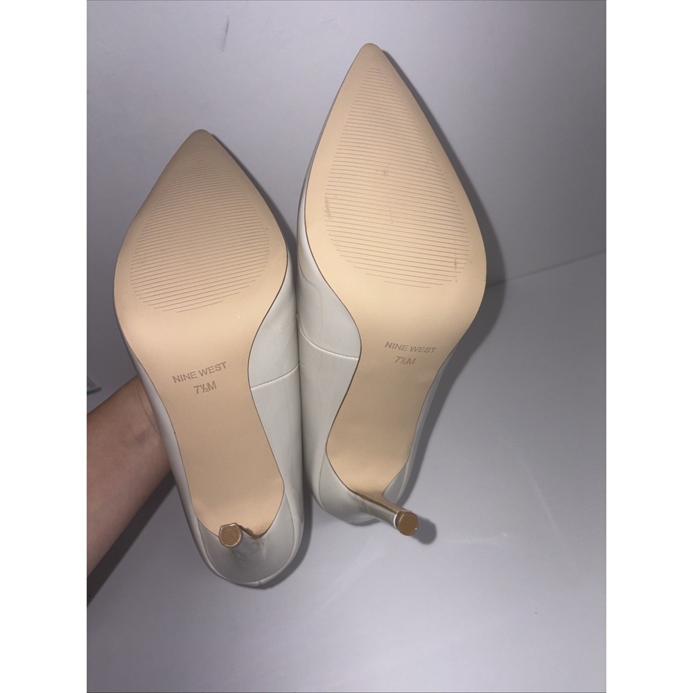 Nine West Women's Fresh 3 Heel Pumps Off White - Picture 3 of 3